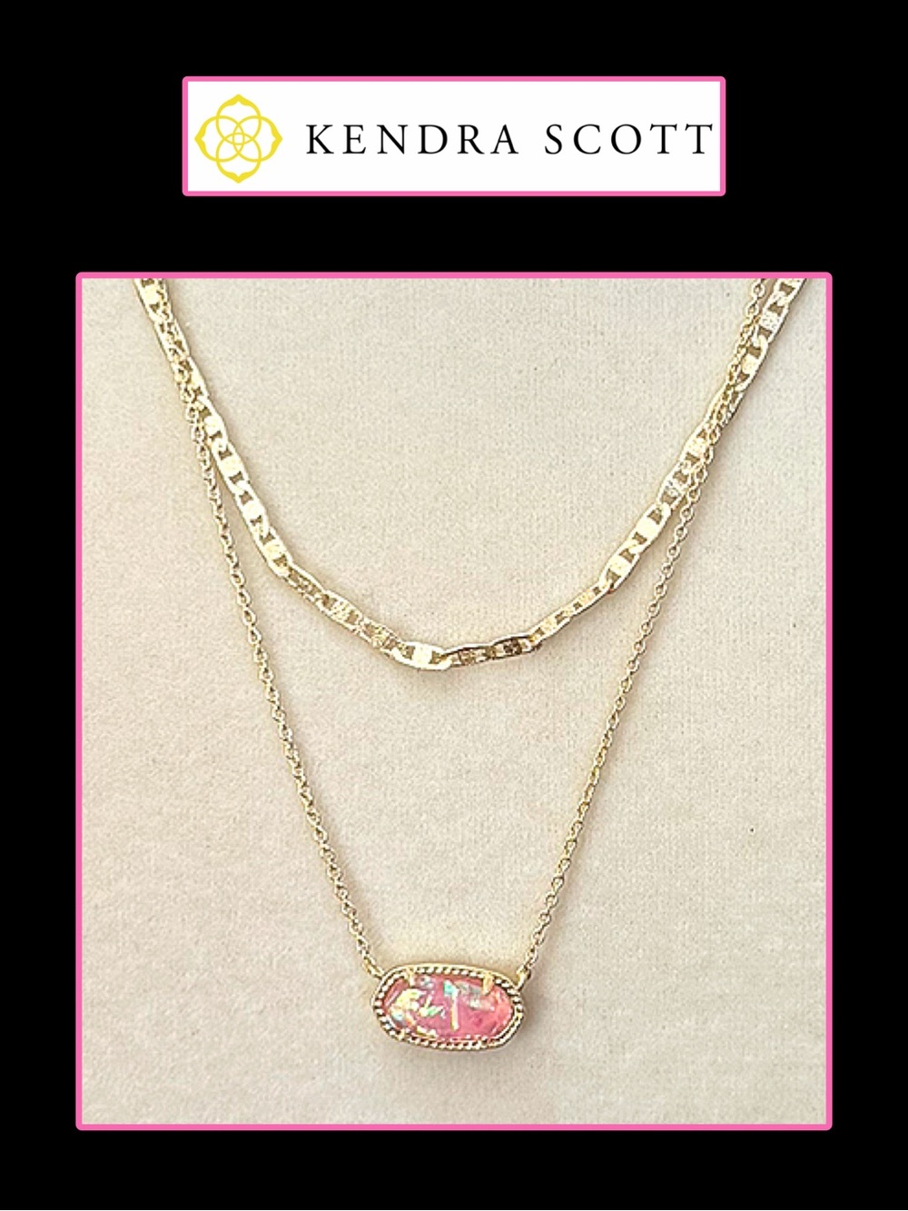 Kendra Scott Elisa Multi-Strand Pendant Necklace